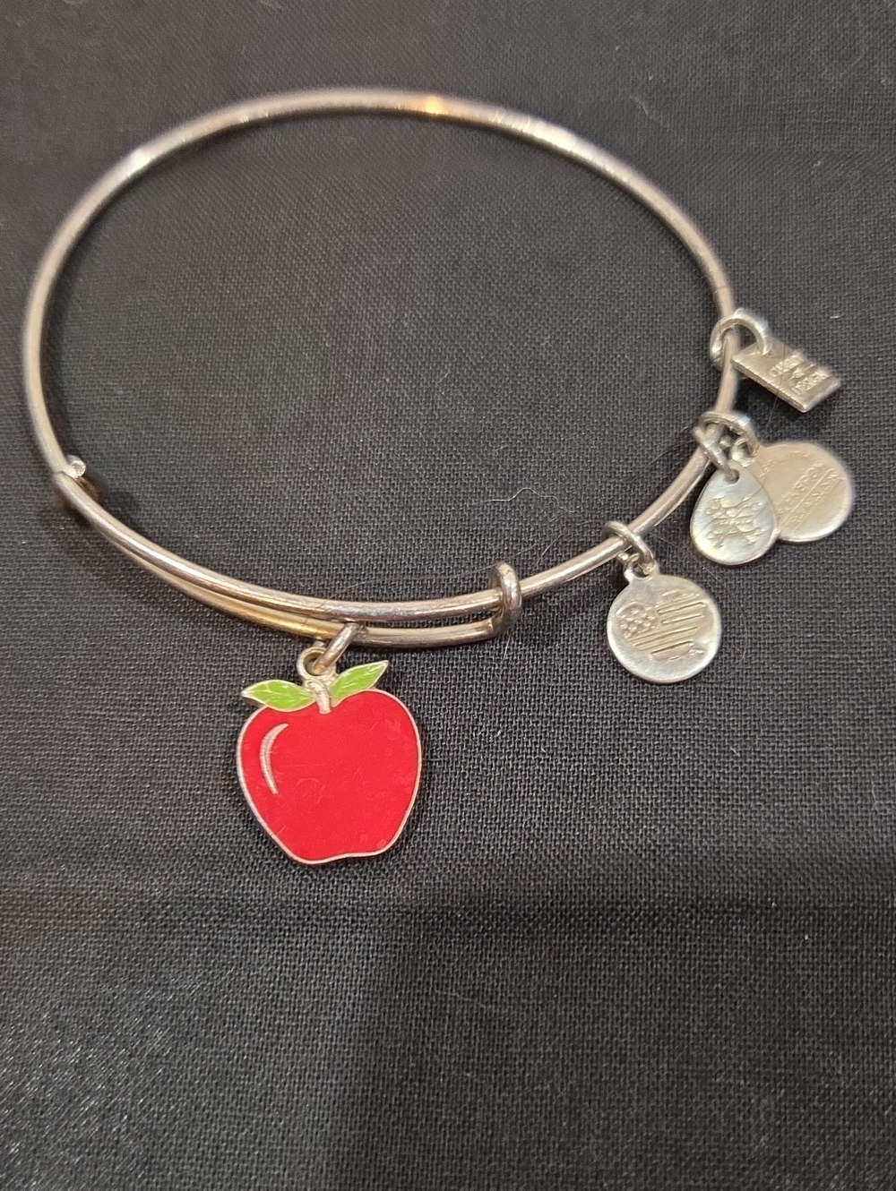 APPLE CHARM BRACELET BY ALEX AND ANI